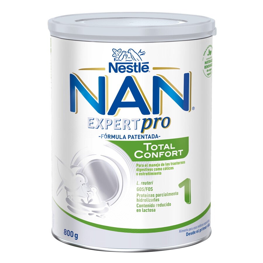 Formulă de lapte praf NESTLÉ NAN TOTAL CONFORT 1, de la naștere, 800g