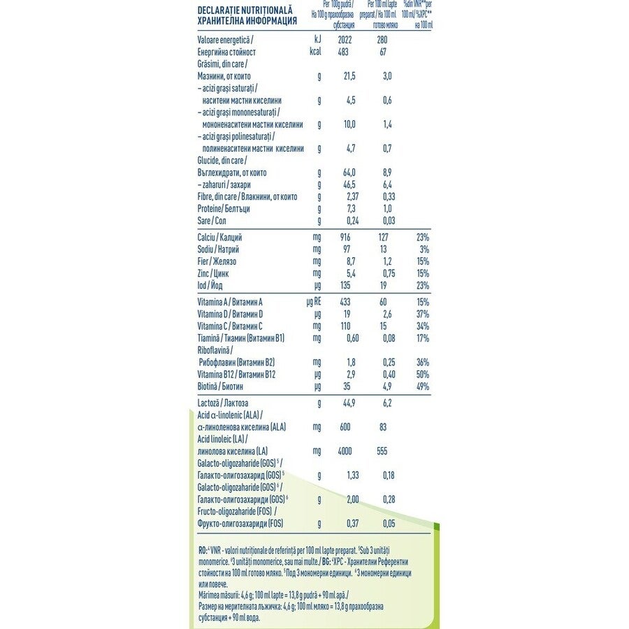 Formulă de lapte praf pentru copii, NESTLÉ NAN COMFORTIS 3, de la 1 an, 800g