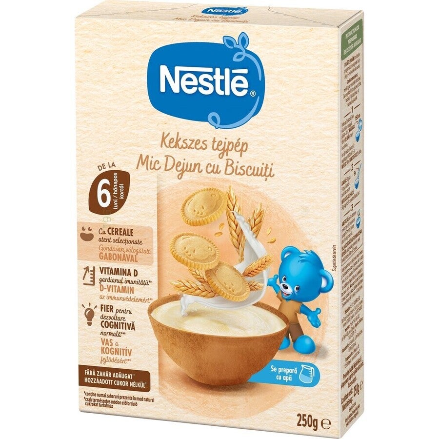 Nestlé Yogolino Gustare cu lapte si biscuiti, pentru bebelusi si copii de varsta mica, de la 6 luni