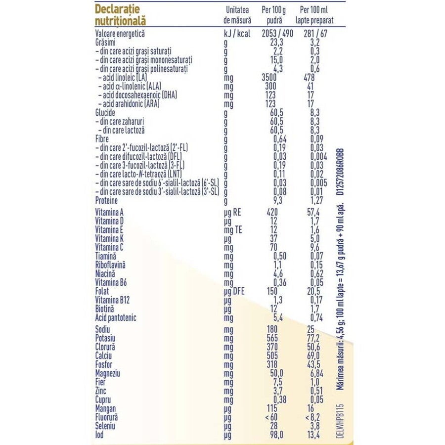 Formula de lapte pentru bebelusi, NESTLÉ , NAN SUPREMEpro 2 de la 6 luni, 800g