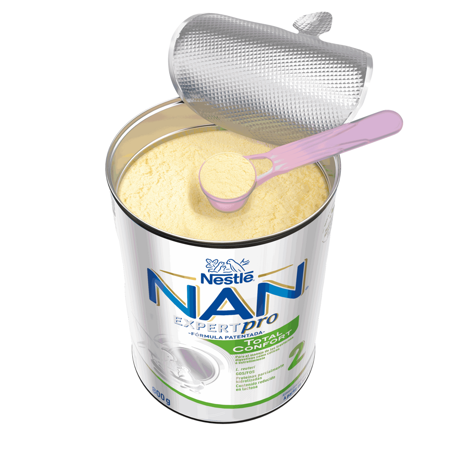 Formulă de lapte praf NESTLÉ NAN TOTAL CONFORT 2, de la 6 luni, 800g