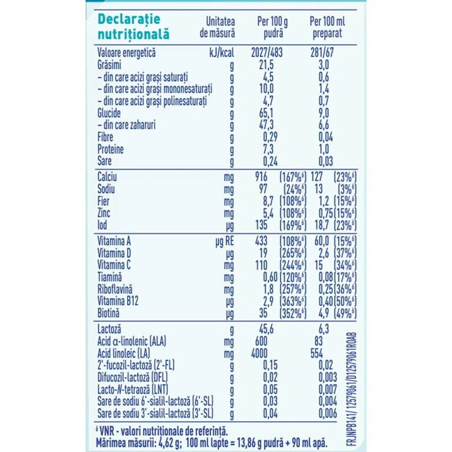 Formulă de lapte praf pentru copii, NESTLÉ NAN OPTIPRO 3, de la 1 an, 1.2 kg