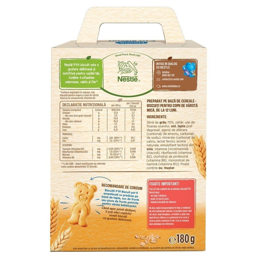 Nestlé P'tit Biscuit de la 12 luni