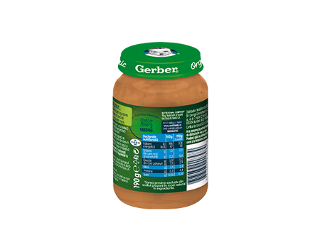 GERBER BIO Legume cu Vitel si Cartofi, 190g, de la 6 luni GERBER BIO Legume cu Vitel si Cartofi, 190g, de la 6 luni