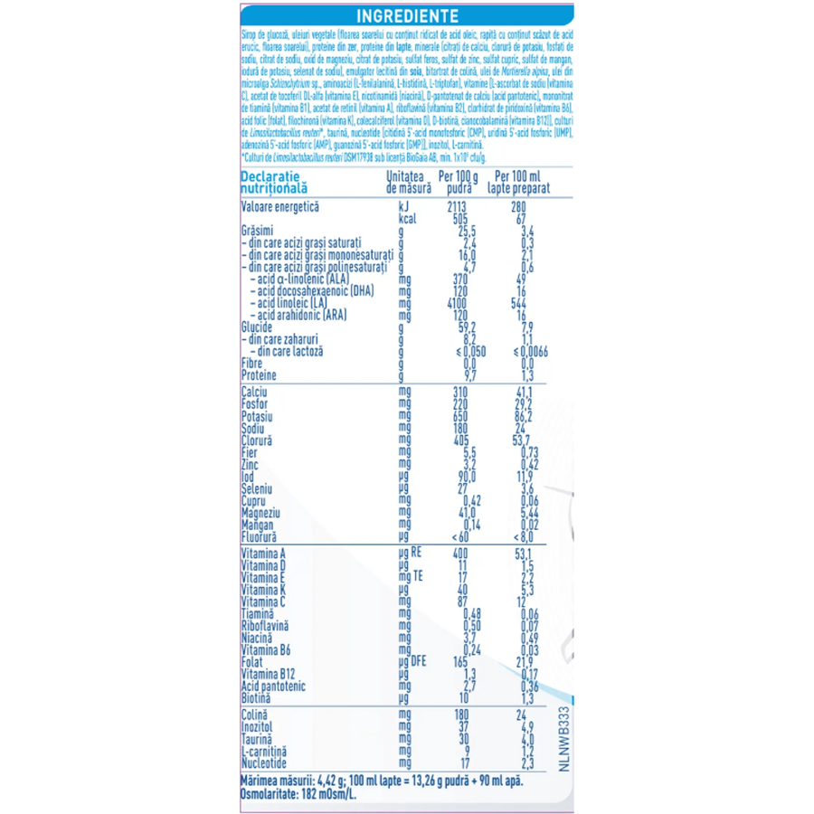 Lapte fara lactoza de început NAN ExpertPro, 0+ luni, 400g, Nestlé