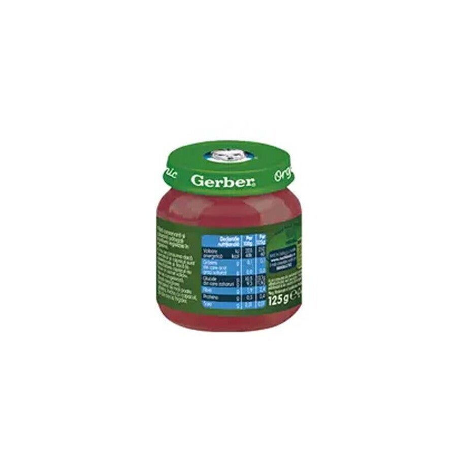 GERBER BIO Mar si Sfecla rosie, piure bebelusi, de la 6 luni, 125g