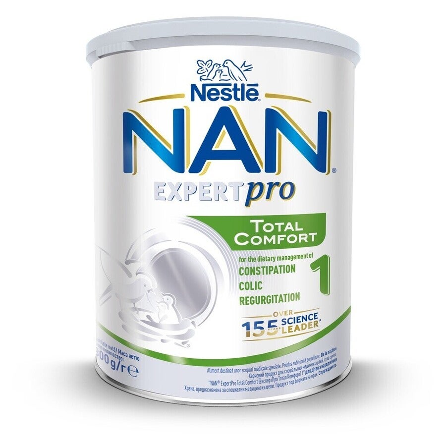Formulă de lapte praf NESTLÉ NAN TOTAL COMFORT 1, de la naștere, 800g