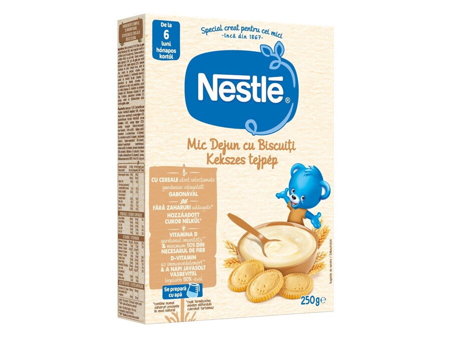 Nestlé Yogolino Gustare cu lapte si biscuiti, pentru bebelusi si copii de varsta mica, de la 6 luni