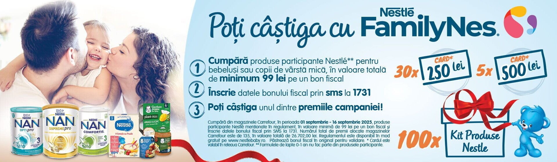 Poti castiga cu Nestle FamilyNes
