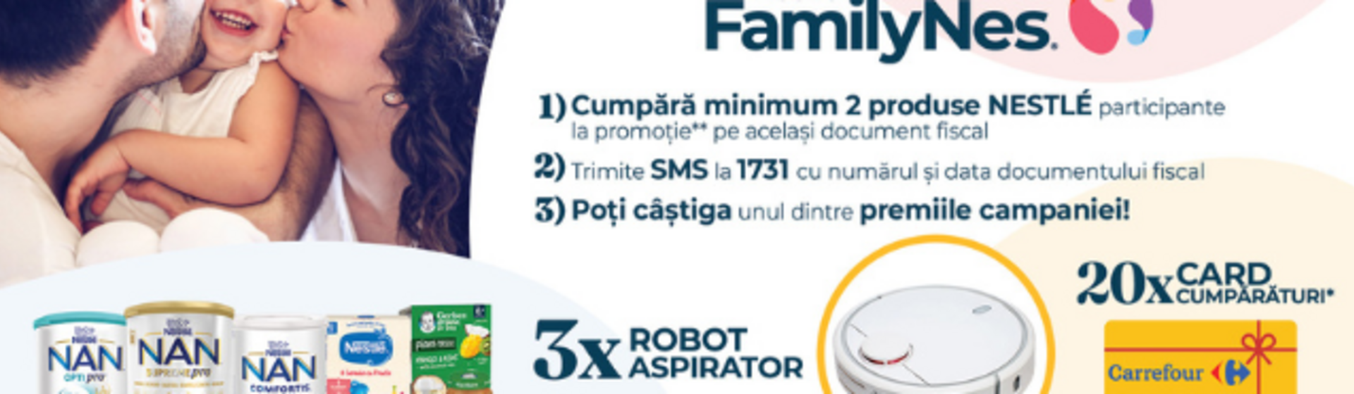 Promotia Poti castiga cu Nestle FamilyNes