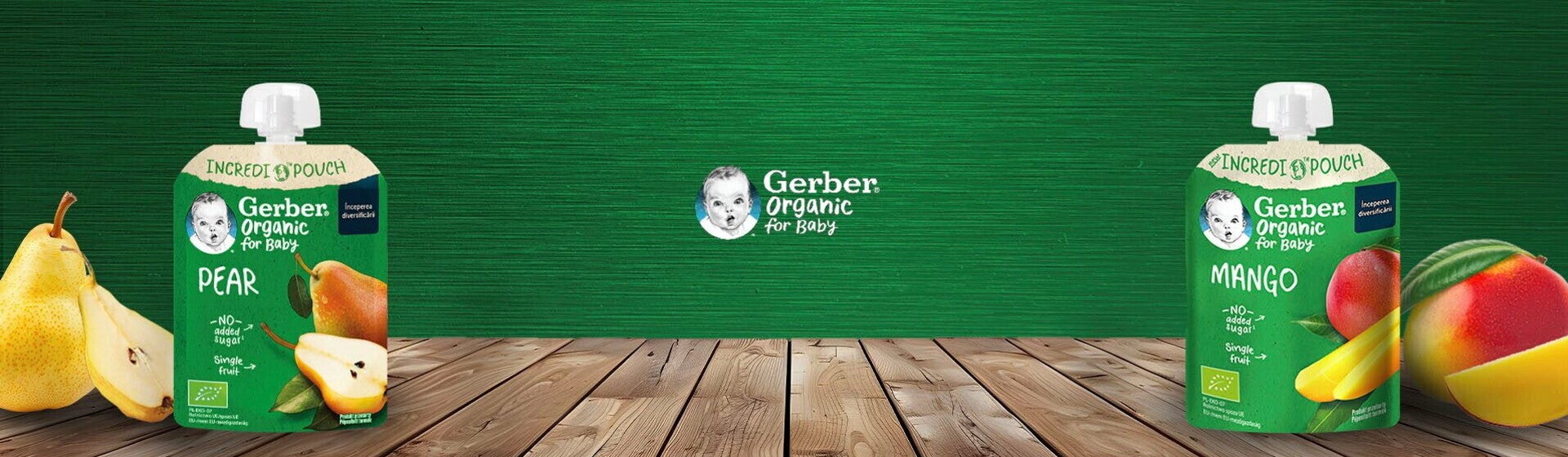 Gerber Organic Piureuri la plic Gerber Organic Piureuri la plic