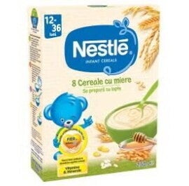 Cereale Nestlé® 8 Cereale cu Miere Cereale Nestlé® 8 Cereale cu Miere