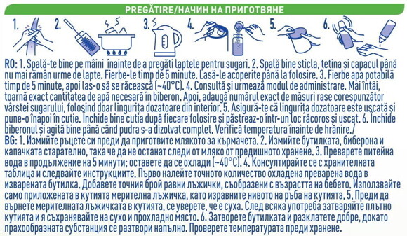 Mod pregatire NAN Comfortis 2 Mod pregatire NAN Comfortis 2