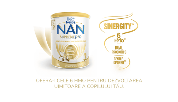 Ofera-i cele 6 HMO pentru dezvoltarea uimitoare a copilului tău. Ofera-i cele 6 HMO pentru dezvoltarea uimitoare a copilului tău.