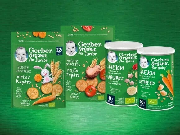 Snack de cereale Gerber Organic
