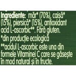 Piure fructe - GERBER BIO Mar, Piersica si Caisa, piure bebelusi pentru inceperea diversificarii, de la 6 luni