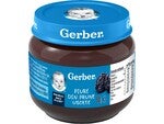 Gerber® Natural Piure din prune uscate, primul meu piure, 80g, începerea diversificării