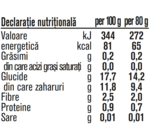 Gerber® Natural Piure din prune uscate, primul meu piure, 80g, începerea diversificării